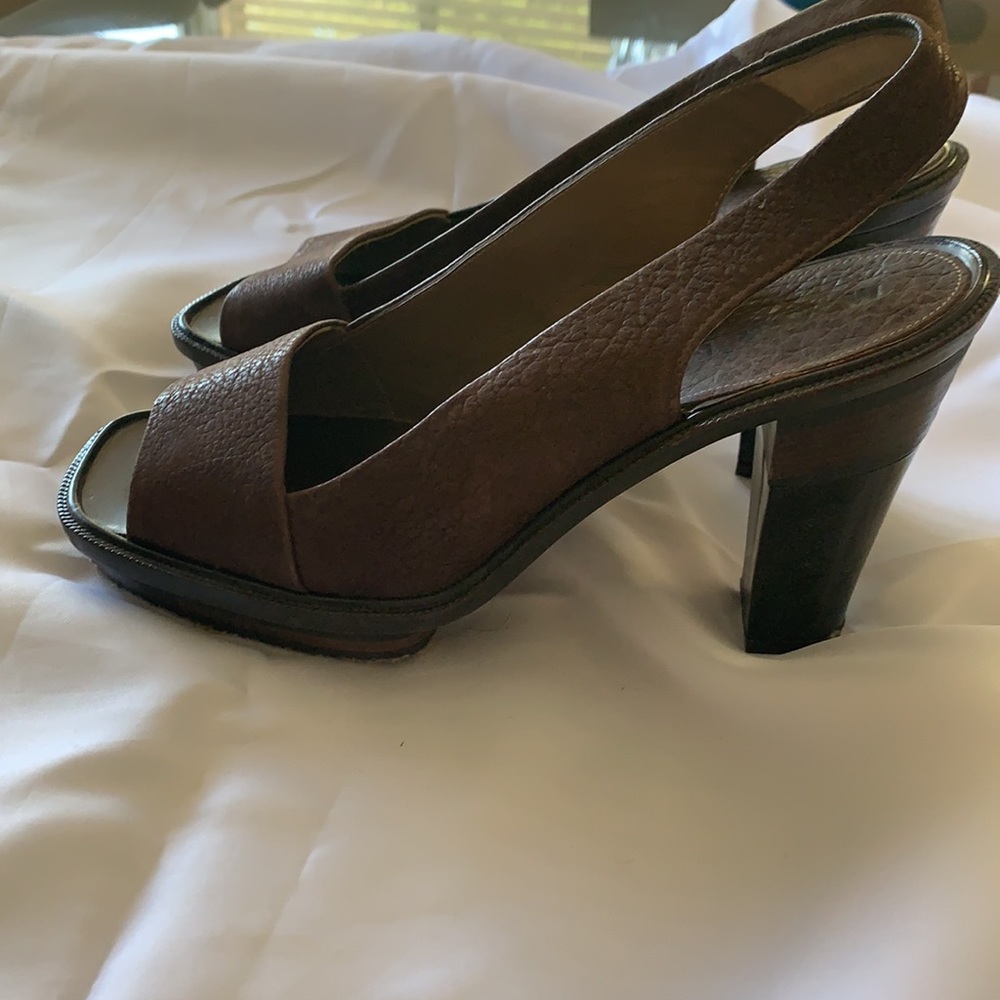 NEW Marni platform hills open square toe. Size 41